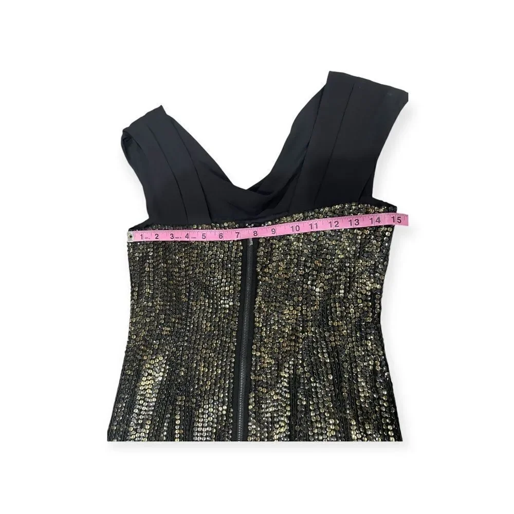 Tory Burch Silk Sequin Sheath Dress Size 0
